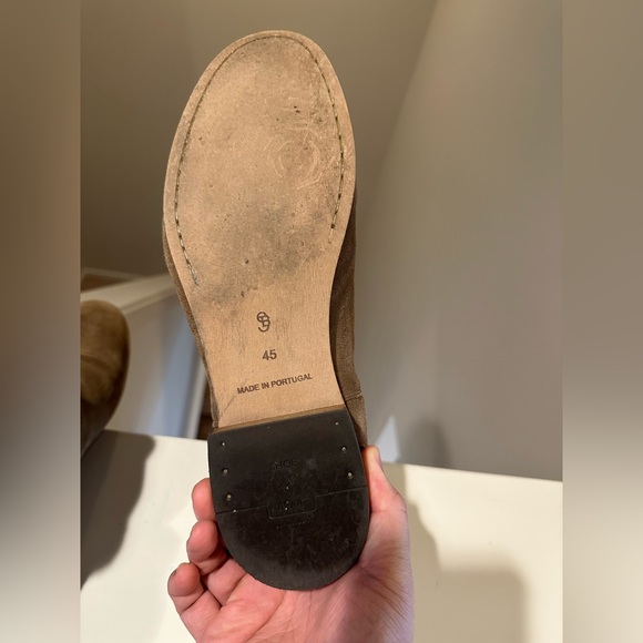 SHOE THE BEAR - Dev Chelsea Boot, Men’s Size 12, Tan Suede - Picture 13 of 15